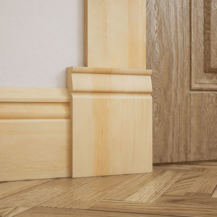 Ekena Millwork 5 1/2"W x 6 1/2"H x 1"P Americraft Solid Hardwood Stain Grade Traditional Plinth Block - Image 68
