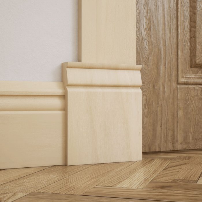 Ekena Millwork 5 1/2"W x 6 1/2"H x 1"P Americraft Solid Hardwood Stain Grade Traditional Plinth Block - Image 85