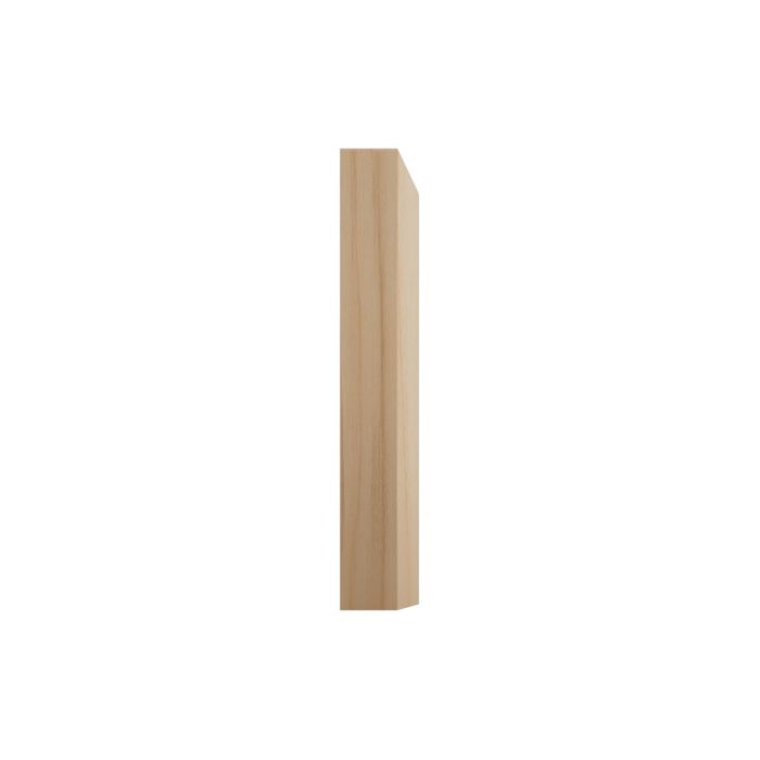 Ekena Millwork 2 1/2"W x 6 1/2"H x 1 1/8"P Americraft Solid Hardwood Stain Grade Smooth Plinth Block with Beveled Edge - Image 4