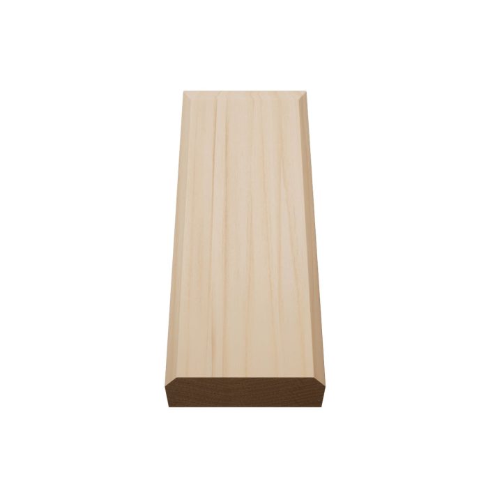 Ekena Millwork 2 1/2"W x 6 1/2"H x 1 1/8"P Americraft Solid Hardwood Stain Grade Smooth Plinth Block with Beveled Edge - Image 6