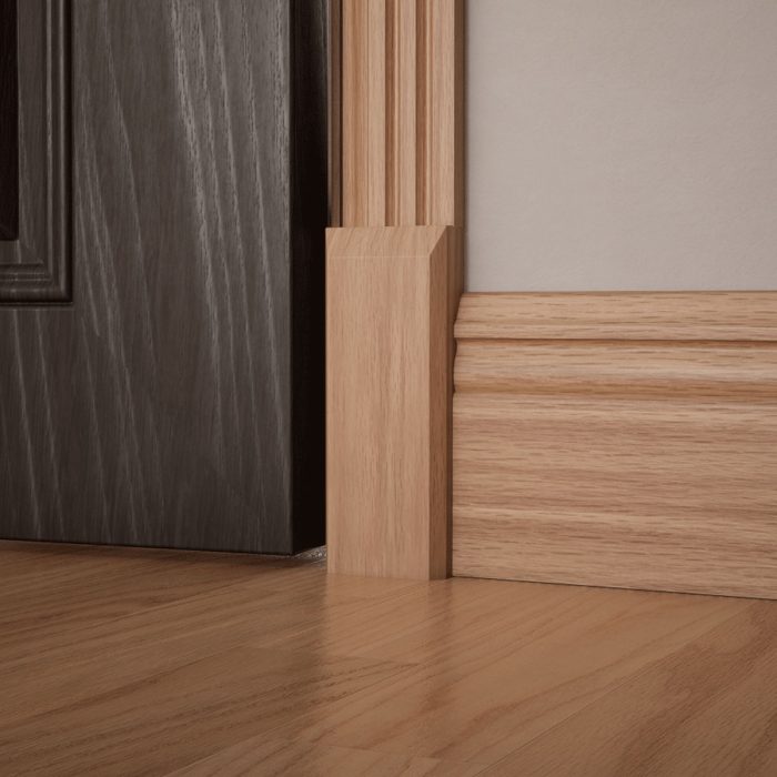 Ekena Millwork 2 1/2"W x 6 1/2"H x 1 1/8"P Americraft Solid Hardwood Stain Grade Smooth Plinth Block with Beveled Edge - Image 20