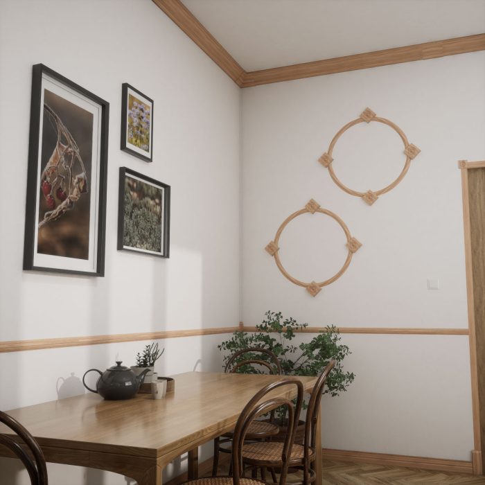 Ekena Millwork 2 1/2"W x 6 1/2"H x 1 1/8"P Americraft Solid Hardwood Stain Grade Smooth Plinth Block with Beveled Edge - Image 21