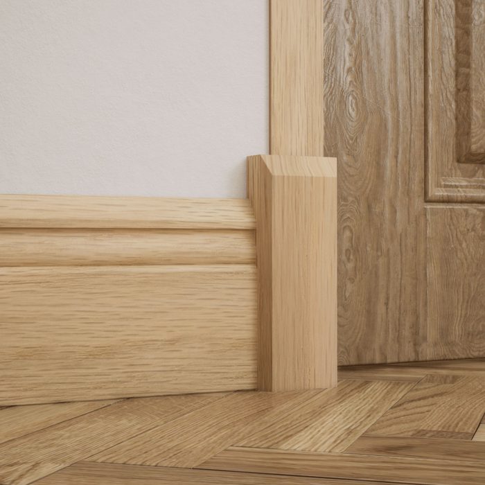 Ekena Millwork 2 1/2"W x 6 1/2"H x 1 1/8"P Americraft Solid Hardwood Stain Grade Smooth Plinth Block with Beveled Edge - Image 28