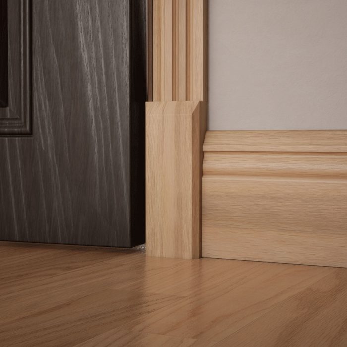 Ekena Millwork 2 1/2"W x 6 1/2"H x 1 1/8"P Americraft Solid Hardwood Stain Grade Smooth Plinth Block with Beveled Edge - Image 30