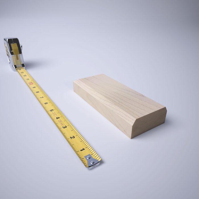 Ekena Millwork 2 1/2"W x 6 1/2"H x 1 1/8"P Americraft Solid Hardwood Stain Grade Smooth Plinth Block with Beveled Edge - Image 37