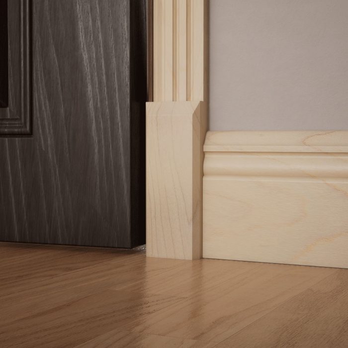 Ekena Millwork 2 1/2"W x 6 1/2"H x 1 1/8"P Americraft Solid Hardwood Stain Grade Smooth Plinth Block with Beveled Edge - Image 40