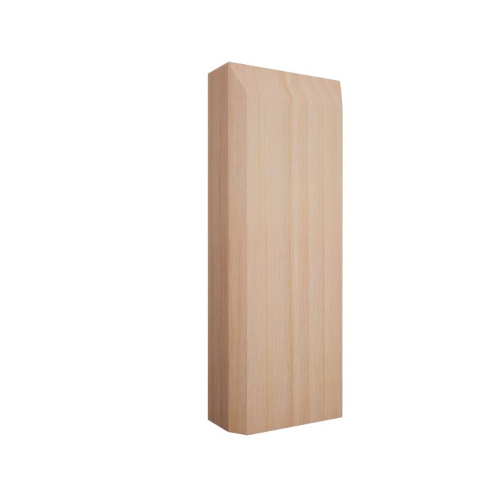 Ekena Millwork 2 1/2"W x 6 1/2"H x 1 1/8"P Americraft Solid Hardwood Stain Grade Smooth Plinth Block with Beveled Edge - Image 43