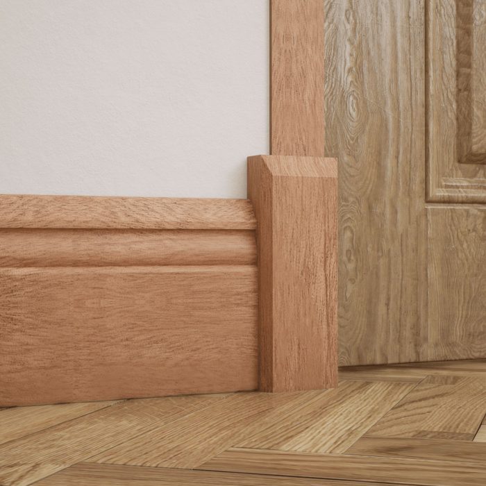 Ekena Millwork 2 1/2"W x 6 1/2"H x 1 1/8"P Americraft Solid Hardwood Stain Grade Smooth Plinth Block with Beveled Edge - Image 58