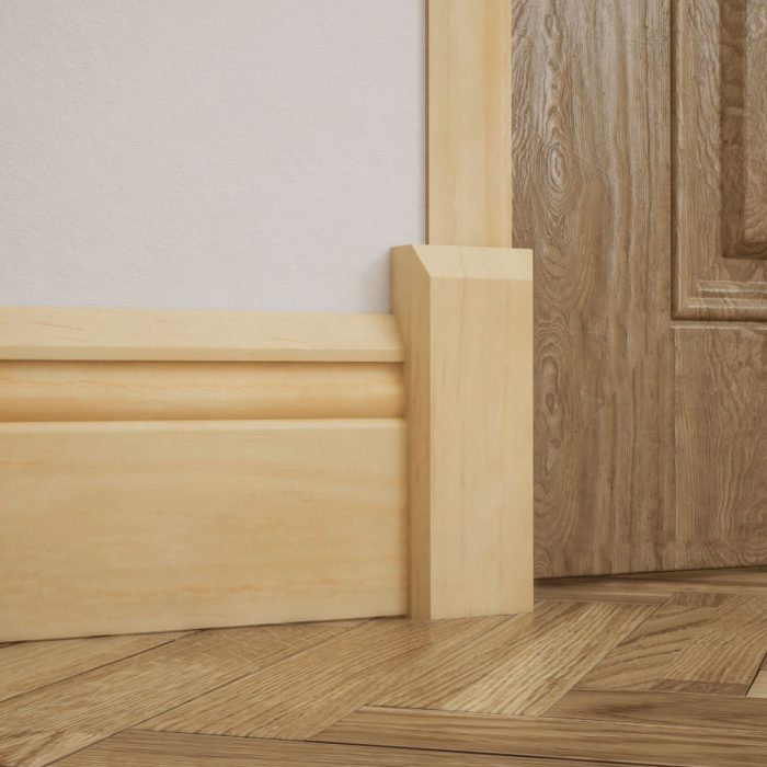 Ekena Millwork 2 1/2"W x 6 1/2"H x 1 1/8"P Americraft Solid Hardwood Stain Grade Smooth Plinth Block with Beveled Edge - Image 68