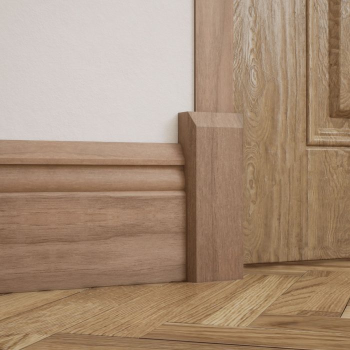 Ekena Millwork 2 1/2"W x 6 1/2"H x 1 1/8"P Americraft Solid Hardwood Stain Grade Smooth Plinth Block with Beveled Edge - Image 78