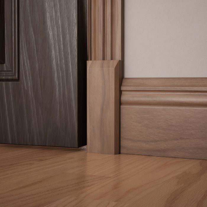Ekena Millwork 2 1/2"W x 6 1/2"H x 1 1/8"P Americraft Solid Hardwood Stain Grade Smooth Plinth Block with Beveled Edge - Image 80
