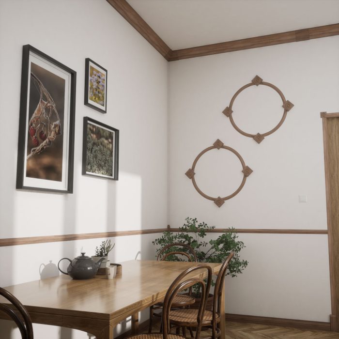 Ekena Millwork 2 1/2"W x 6 1/2"H x 1 1/8"P Americraft Solid Hardwood Stain Grade Smooth Plinth Block with Beveled Edge - Image 81