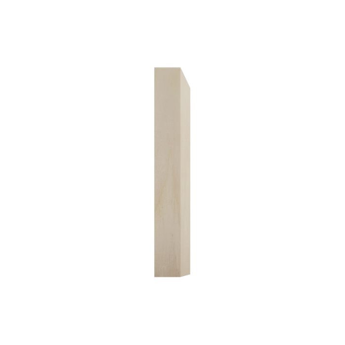 Ekena Millwork 2 1/2"W x 6 1/2"H x 1 1/8"P Americraft Solid Hardwood Stain Grade Smooth Plinth Block with Beveled Edge - Image 84