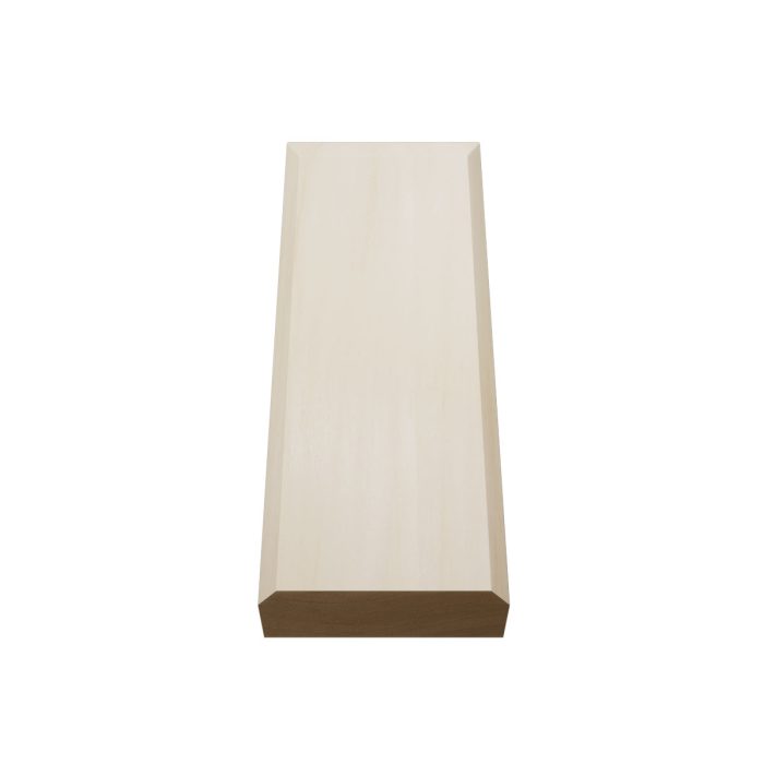 Ekena Millwork 2 1/2"W x 6 1/2"H x 1 1/8"P Americraft Solid Hardwood Stain Grade Smooth Plinth Block with Beveled Edge - Image 86