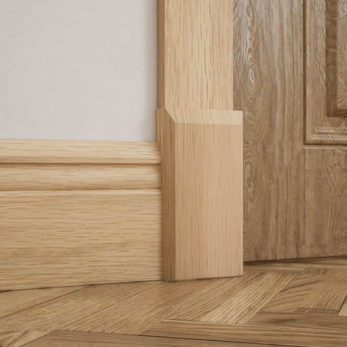 Ekena Millwork 3 1/2"W x 6 1/2"H x 1 1/8"P Americraft Solid Hardwood Stain Grade Smooth Plinth Block with Beveled Edge - Image 37