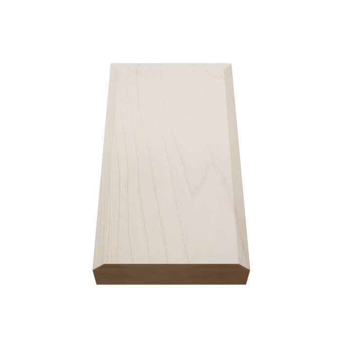 Ekena Millwork 3 1/2"W x 6 1/2"H x 1 1/8"P Americraft Solid Hardwood Stain Grade Smooth Plinth Block with Beveled Edge - Image 45