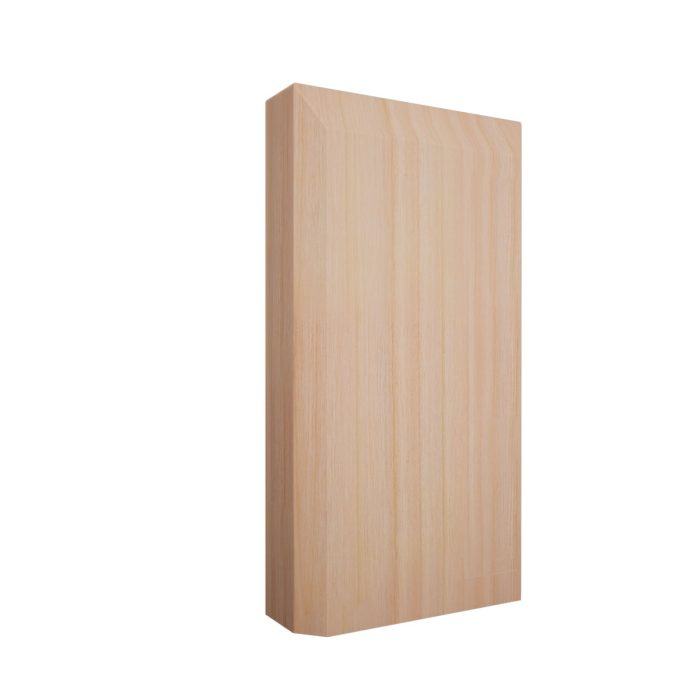 Ekena Millwork 3 1/2"W x 6 1/2"H x 1 1/8"P Americraft Solid Hardwood Stain Grade Smooth Plinth Block with Beveled Edge - Image 52