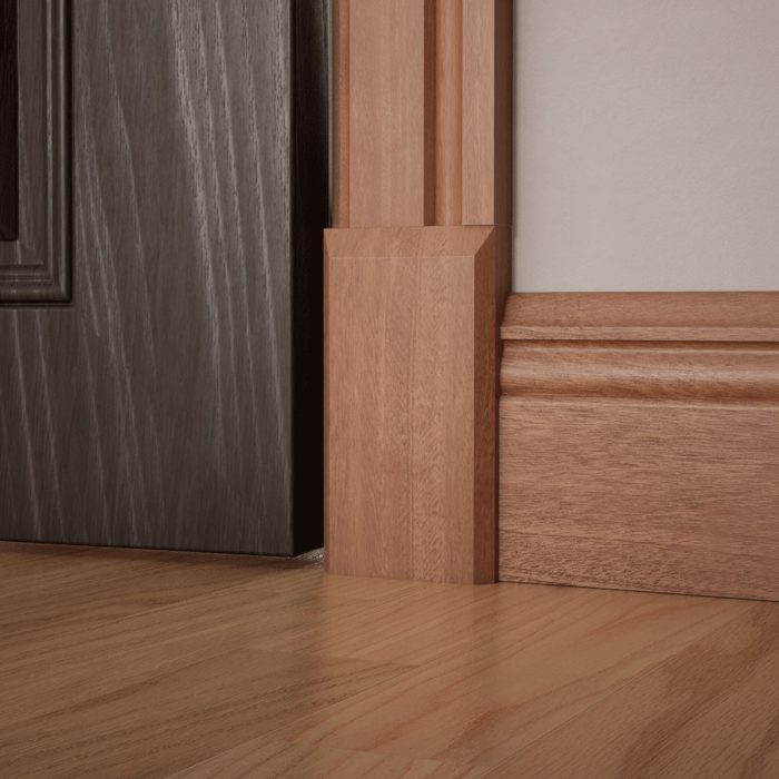 Ekena Millwork 3 1/2"W x 6 1/2"H x 1 1/8"P Americraft Solid Hardwood Stain Grade Smooth Plinth Block with Beveled Edge - Image 69