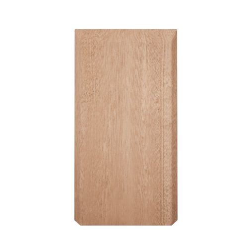 Americraft PBSB3 Solid Stain Grade Smooth Plinth Block Beveled Edge