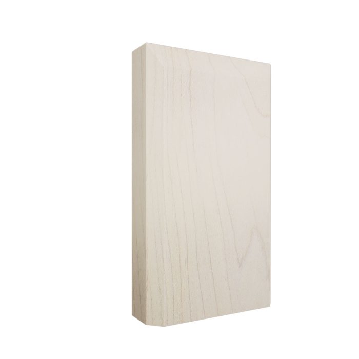 Ekena Millwork 3 3/4"W x 6 1/2"H x 1 1/8"P Americraft Solid Hardwood Stain Grade Smooth Plinth Block with Beveled Edge - Image 33