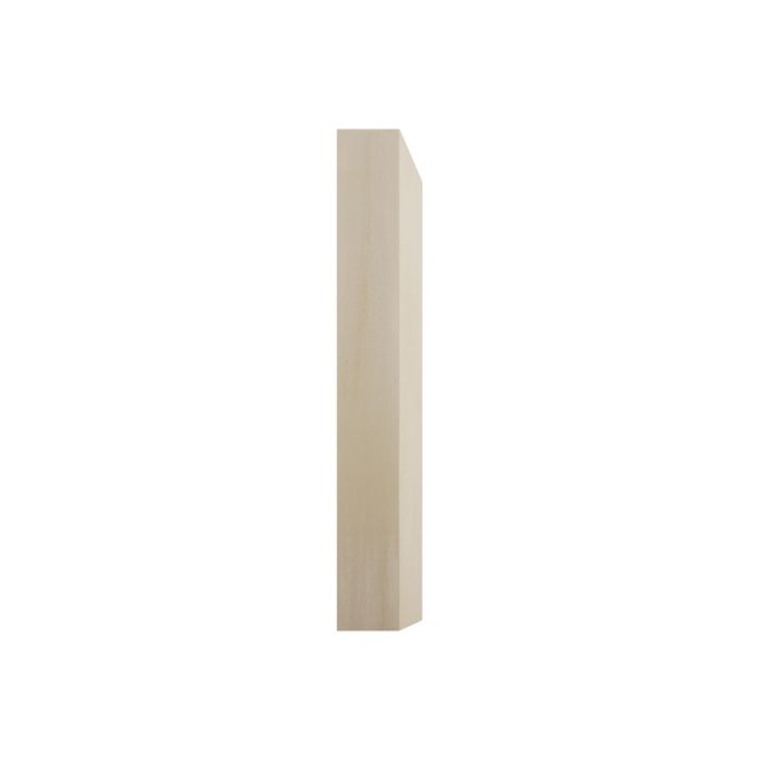 Ekena Millwork 3 3/4"W x 6 1/2"H x 1 1/8"P Americraft Solid Hardwood Stain Grade Smooth Plinth Block with Beveled Edge - Image 84