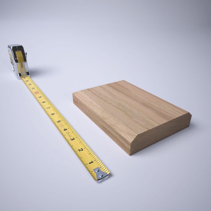 Ekena Millwork 4 1/2"W x 6 1/2"H x 1 1/8"P Americraft Solid Hardwood Stain Grade Smooth Plinth Block with Beveled Edge - Image 27