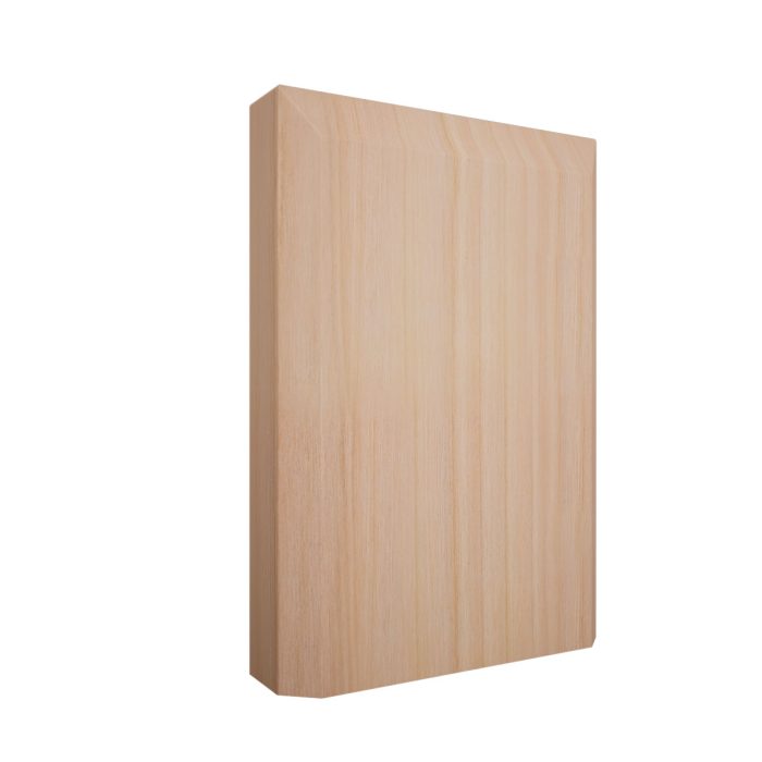 Ekena Millwork 4 1/2"W x 6 1/2"H x 1 1/8"P Americraft Solid Hardwood Stain Grade Smooth Plinth Block with Beveled Edge - Image 43