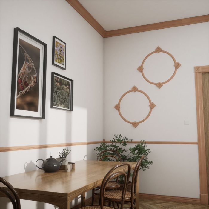Ekena Millwork 4 1/2"W x 6 1/2"H x 1 1/8"P Americraft Solid Hardwood Stain Grade Smooth Plinth Block with Beveled Edge - Image 51