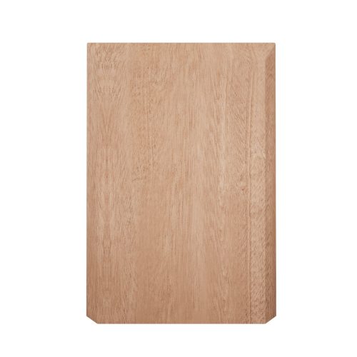 Americraft PBSB5 Solid Stain Grade Smooth Plinth Block Beveled Edge