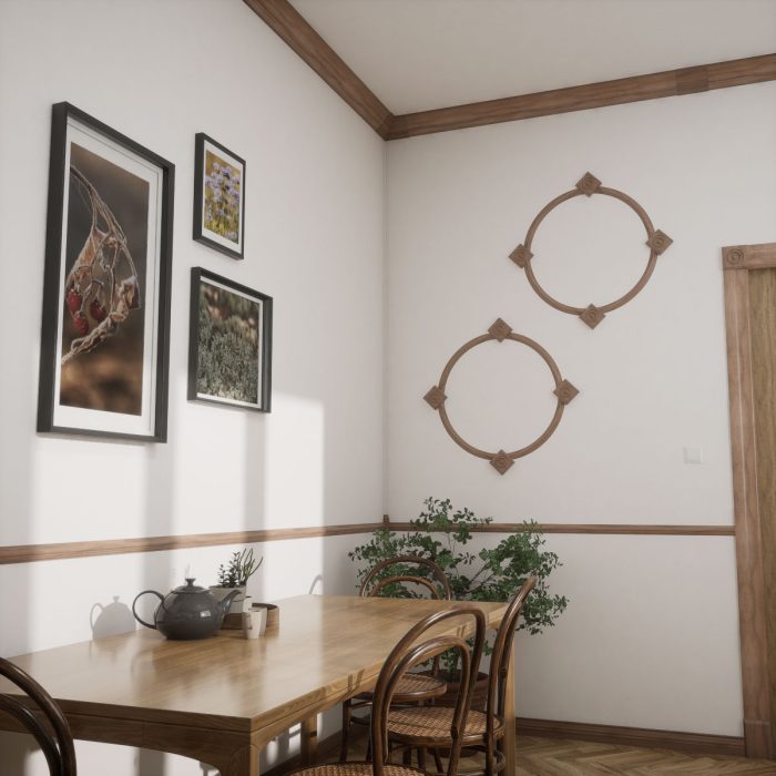 Ekena Millwork 4 1/2"W x 6 1/2"H x 1 1/8"P Americraft Solid Hardwood Stain Grade Smooth Plinth Block with Beveled Edge - Image 81