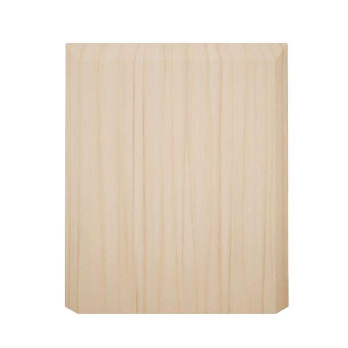 Ekena Millwork 5 1/2"W x 6 1/2"H x 1 1/8"P Americraft Solid Hardwood Stain Grade Smooth Plinth Block with Beveled Edge - Image 13