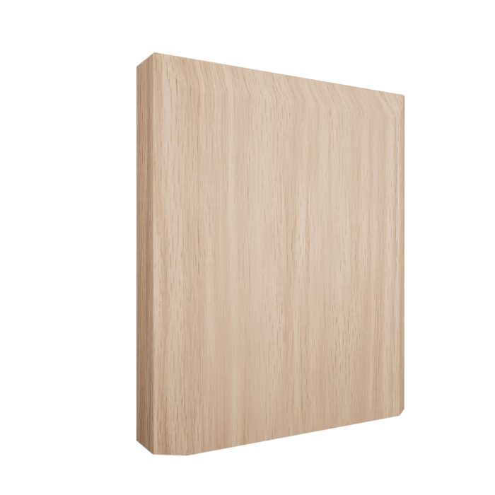 Ekena Millwork 5 1/2"W x 6 1/2"H x 1 1/8"P Americraft Solid Hardwood Stain Grade Smooth Plinth Block with Beveled Edge - Image 24