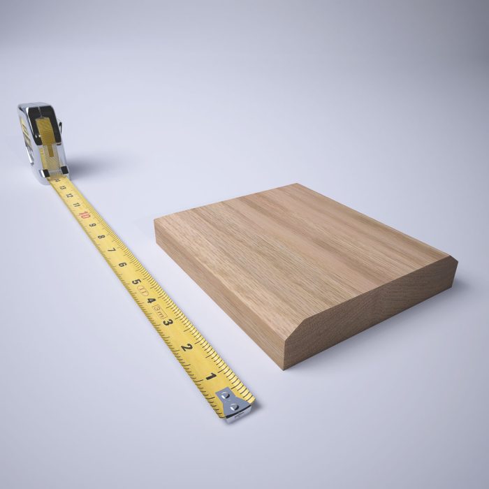 Ekena Millwork 5 1/2"W x 6 1/2"H x 1 1/8"P Americraft Solid Hardwood Stain Grade Smooth Plinth Block with Beveled Edge - Image 38