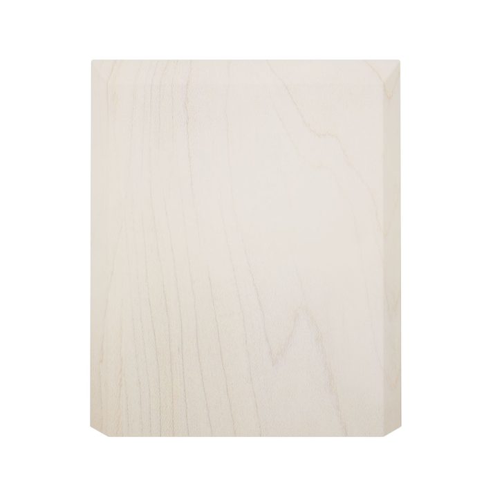Ekena Millwork 5 1/2"W x 6 1/2"H x 1 1/8"P Americraft Solid Hardwood Stain Grade Smooth Plinth Block with Beveled Edge - Image 43
