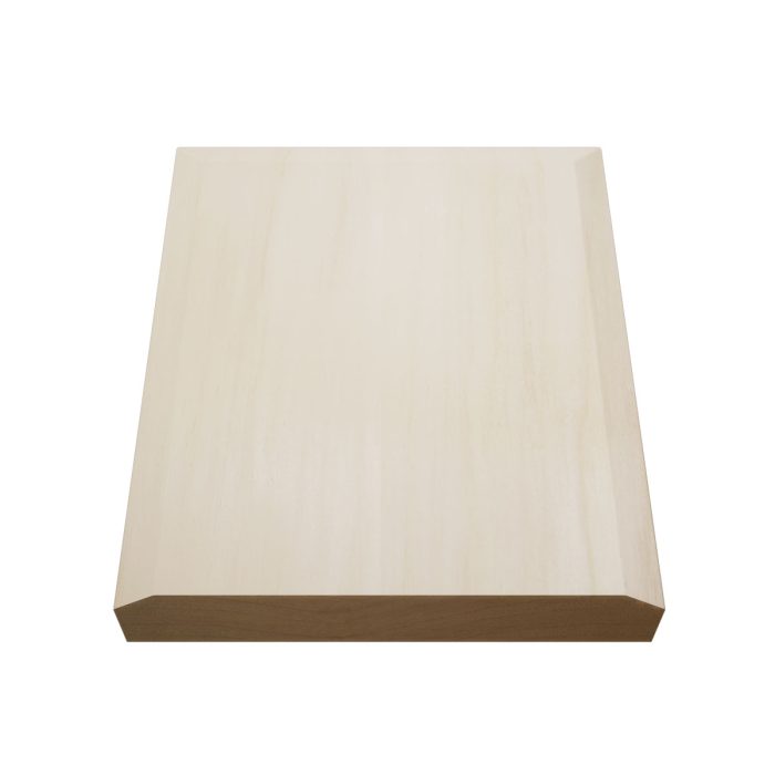 Ekena Millwork 5 1/2"W x 6 1/2"H x 1 1/8"P Americraft Solid Hardwood Stain Grade Smooth Plinth Block with Beveled Edge - Image 92