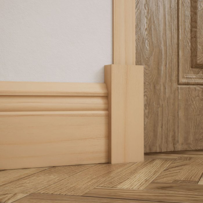 Ekena Millwork 2 1/2"W x 6 1/2"H x 1 1/8"P Americraft Solid Hardwood Stain Grade Smooth Plinth Block with Squared Edge - Image 8