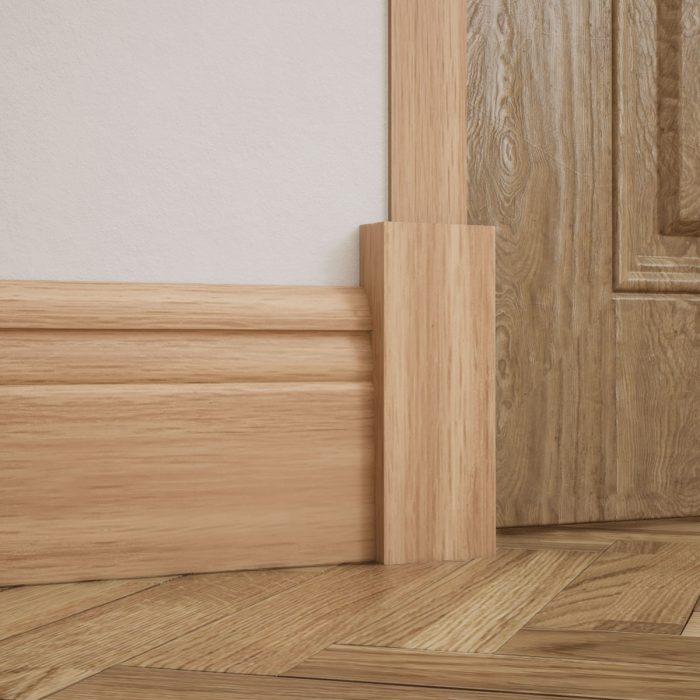 Ekena Millwork 2 1/2"W x 6 1/2"H x 1 1/8"P Americraft Solid Hardwood Stain Grade Smooth Plinth Block with Squared Edge - Image 18
