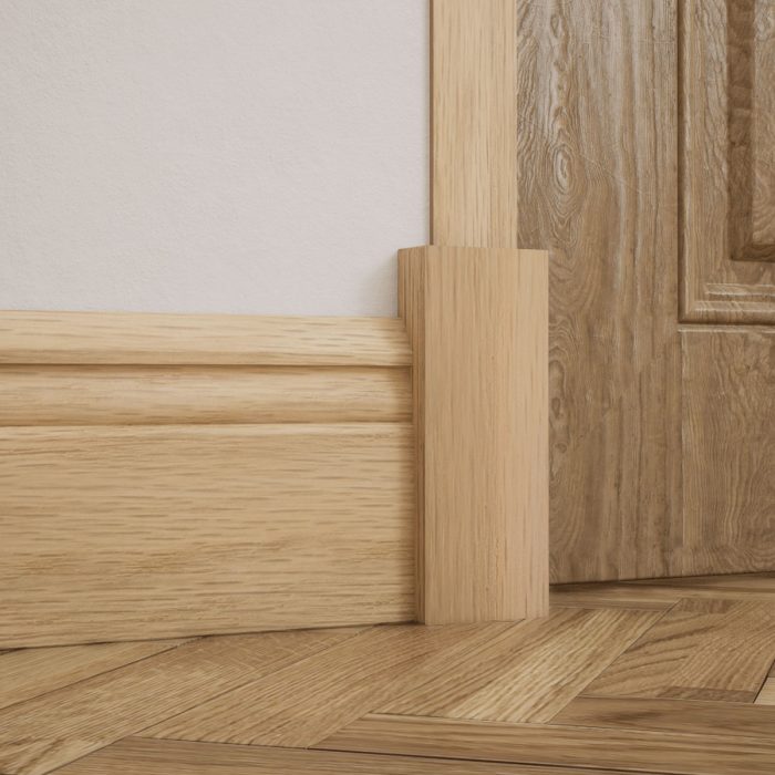 Ekena Millwork 2 1/2"W x 6 1/2"H x 1 1/8"P Americraft Solid Hardwood Stain Grade Smooth Plinth Block with Squared Edge - Image 28