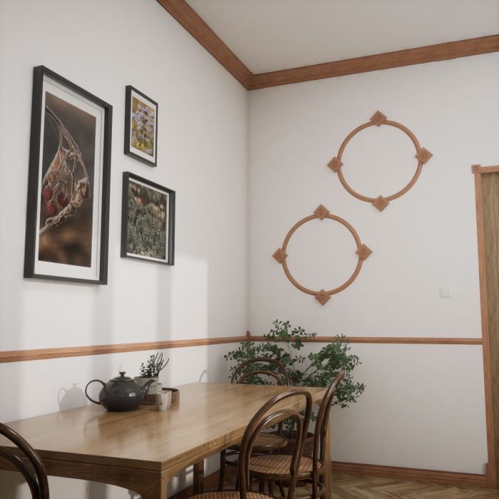 Ekena Millwork 2 1/2"W x 6 1/2"H x 1 1/8"P Americraft Solid Hardwood Stain Grade Smooth Plinth Block with Squared Edge - Image 60