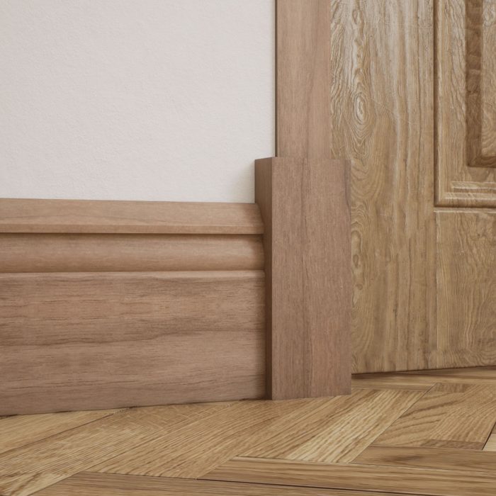 Ekena Millwork 2 1/2"W x 6 1/2"H x 1 1/8"P Americraft Solid Hardwood Stain Grade Smooth Plinth Block with Squared Edge - Image 77