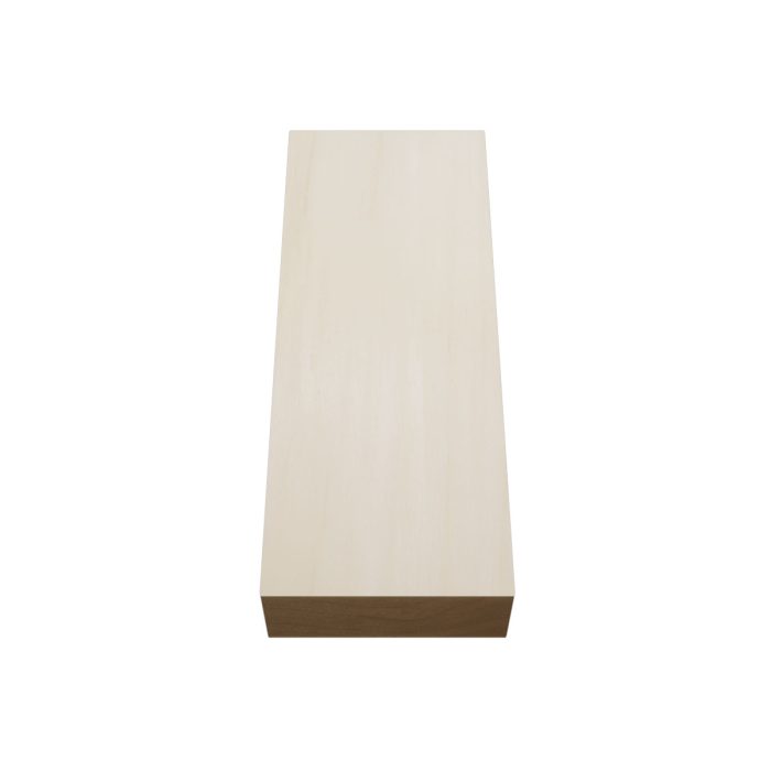 Ekena Millwork 2 1/2"W x 6 1/2"H x 1 1/8"P Americraft Solid Hardwood Stain Grade Smooth Plinth Block with Squared Edge - Image 85