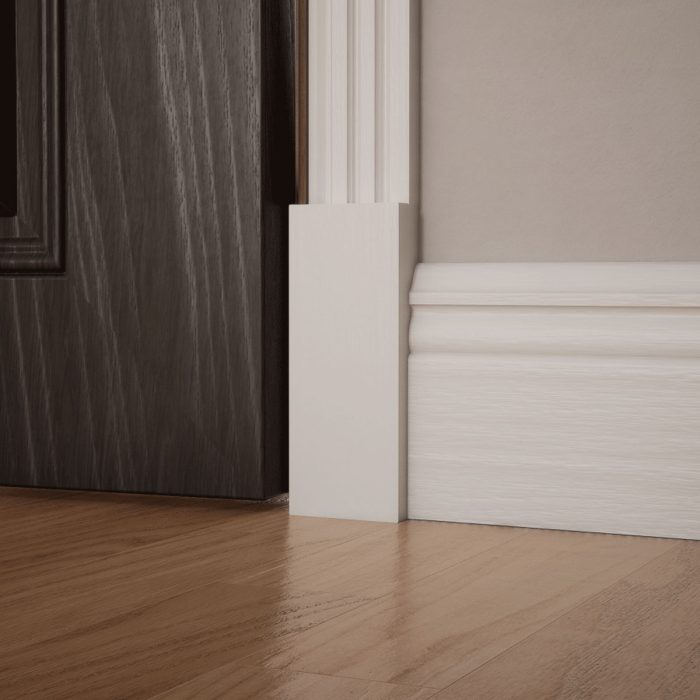 Ekena Millwork 2 1/2"W x 6 1/2"H x 1 1/8"P Americraft Solid Hardwood Stain Grade Smooth Plinth Block with Squared Edge - Image 99