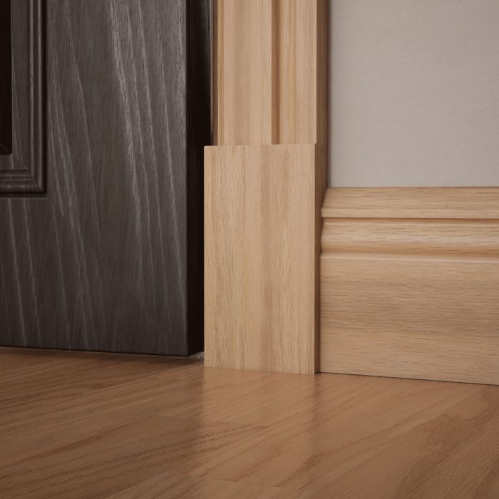 Ekena Millwork 3 1/2"W x 6 1/2"H x 1 1/8"P Americraft Solid Hardwood Stain Grade Smooth Plinth Block with Squared Edge - Image 30