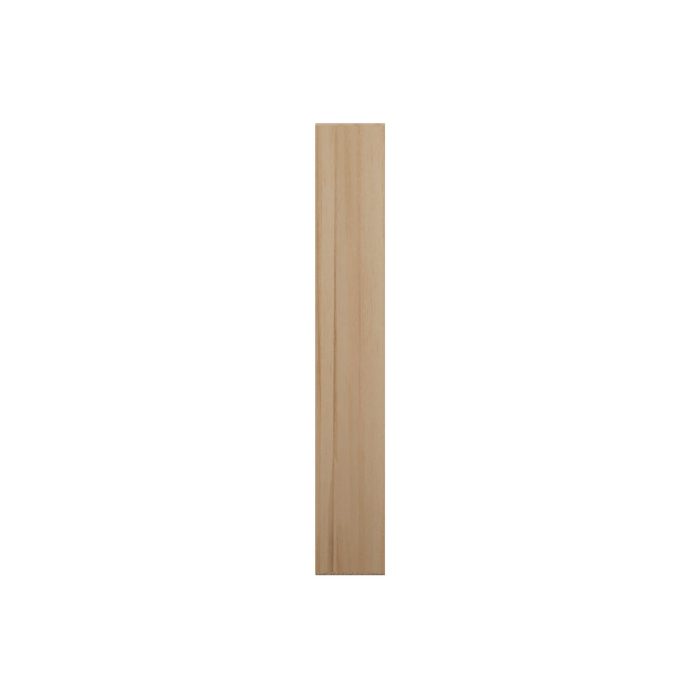 Ekena Millwork 3 3/4"W x 6 1/2"H x 1 1/8"P Americraft Solid Hardwood Stain Grade Smooth Plinth Block with Squared Edge - Image 4