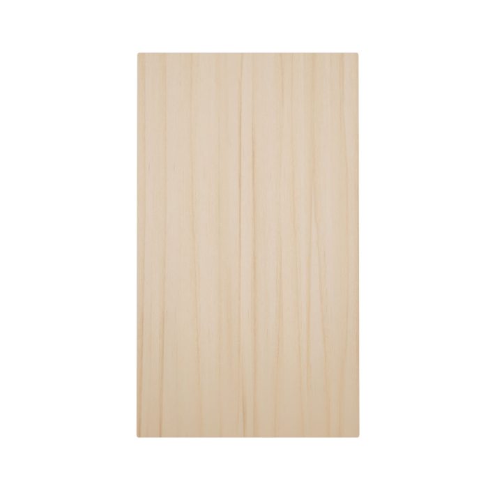 Americraft PBSS4 Solid Stain Grade Smooth Plinth Block Squared Edge