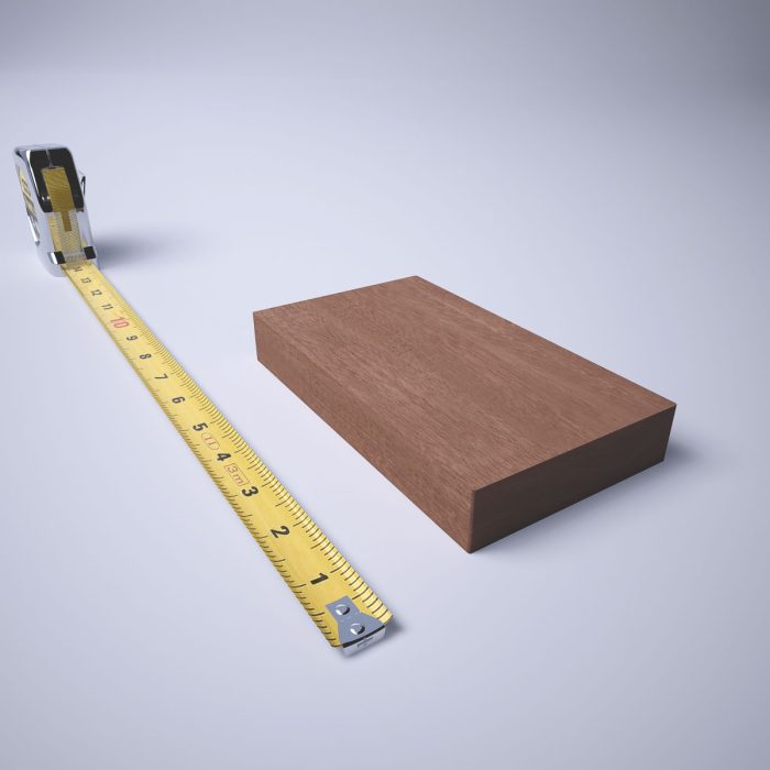 Ekena Millwork 3 3/4"W x 6 1/2"H x 1 1/8"P Americraft Solid Hardwood Stain Grade Smooth Plinth Block with Squared Edge - Image 56