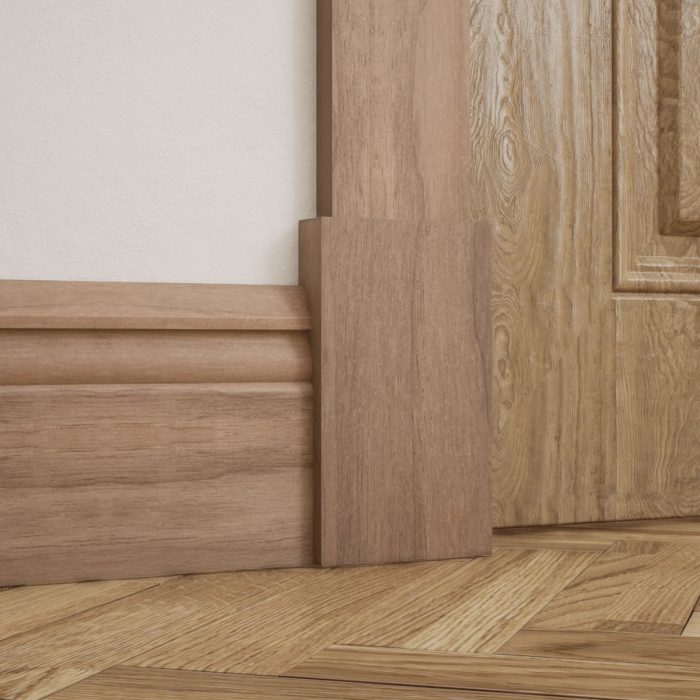 Ekena Millwork 3 3/4"W x 6 1/2"H x 1 1/8"P Americraft Solid Hardwood Stain Grade Smooth Plinth Block with Squared Edge - Image 76