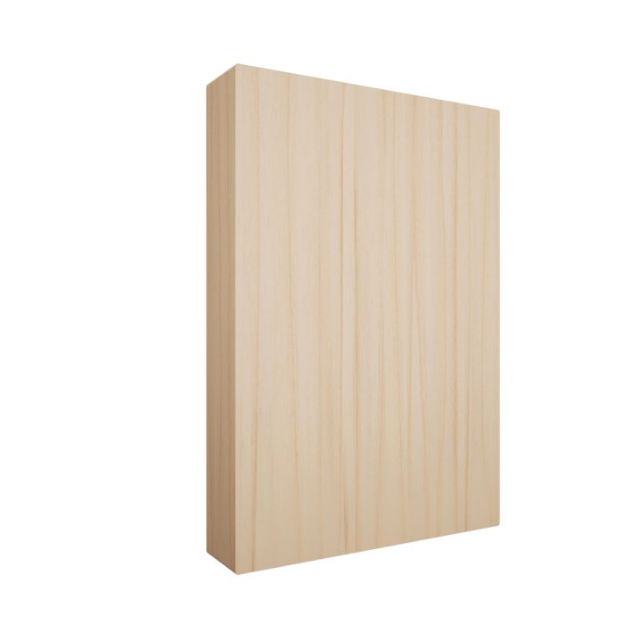 Ekena Millwork 4 1/2"W x 6 1/2"H x 1 1/8"P Americraft Solid Hardwood Stain Grade Smooth Plinth Block with Squared Edge - Image 3
