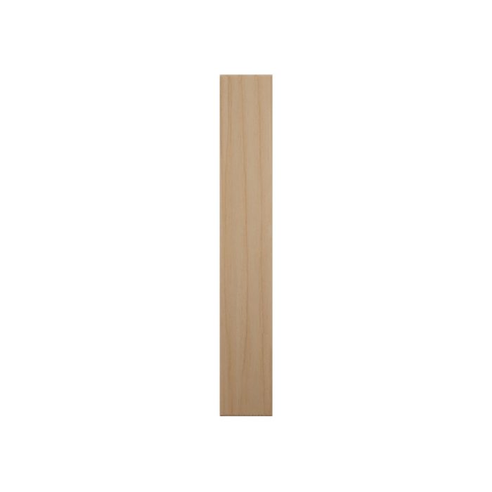 Ekena Millwork 4 1/2"W x 6 1/2"H x 1 1/8"P Americraft Solid Hardwood Stain Grade Smooth Plinth Block with Squared Edge - Image 4