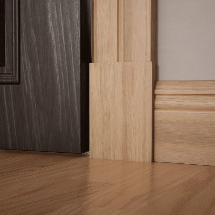 Ekena Millwork 4 1/2"W x 6 1/2"H x 1 1/8"P Americraft Solid Hardwood Stain Grade Smooth Plinth Block with Squared Edge - Image 28